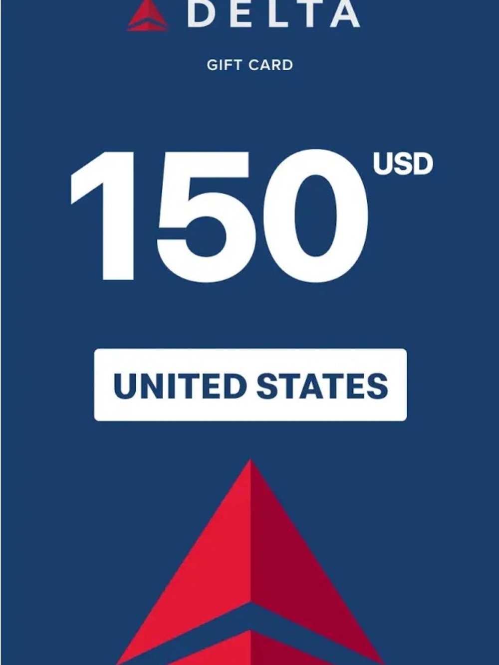 Delta Airlines Gift Card – $150 Value

$150 Delta Air Lines gift card.